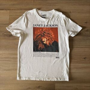 Janet Jackson The Velvet Rope Track Listing White Shirt Sz Medium Official Merch